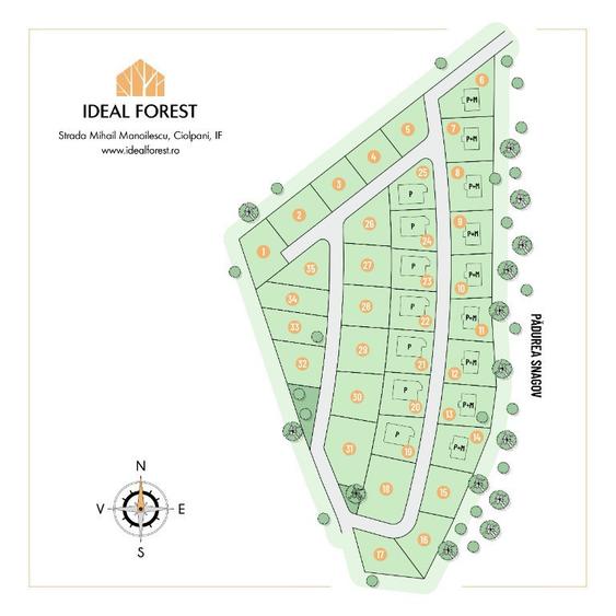 LOT DE VANZARE cu deschidere la padurea Snagov - 9
