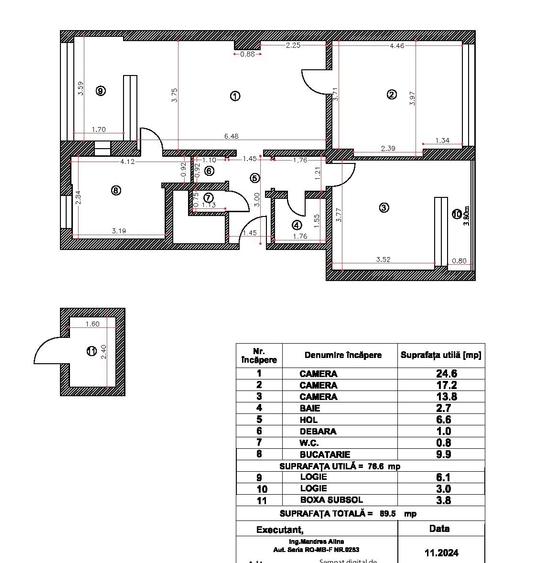 Calea Victoriei - Piata Amzei, etaj 1/7, renovat integral, 86 mp - 12