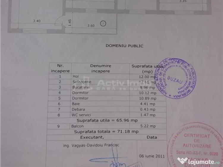 3 camere, decomandat,71 mp utili, etaj 4, Pompieri - 6