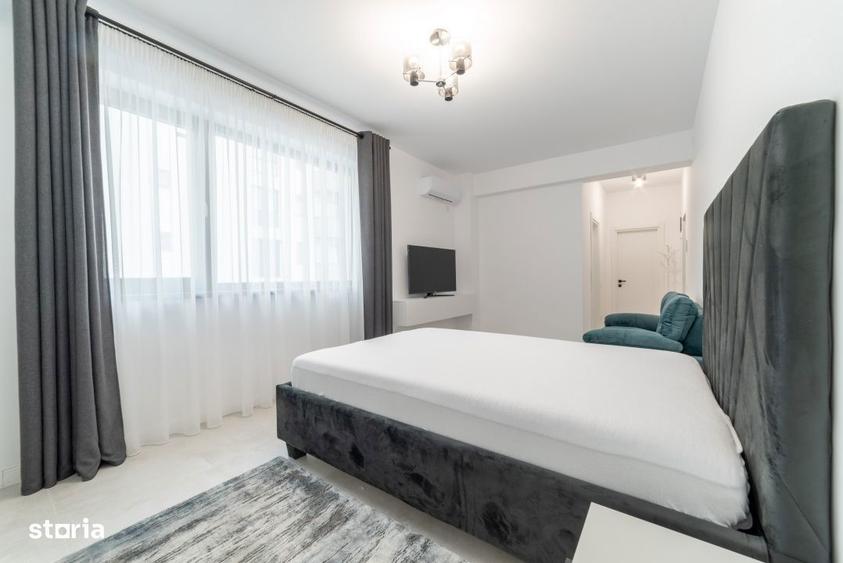 Studio lux, bloc nou VSC5 - Fratii Golesti, parcare privata, vedere pe - 1