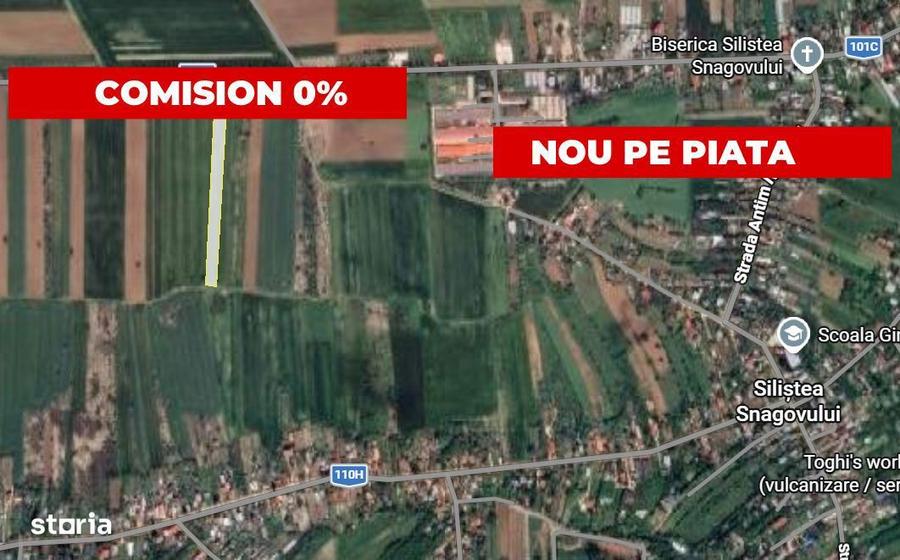 Teren extravilan | Silistea Snagovului | 8500mp | Stradal - 2