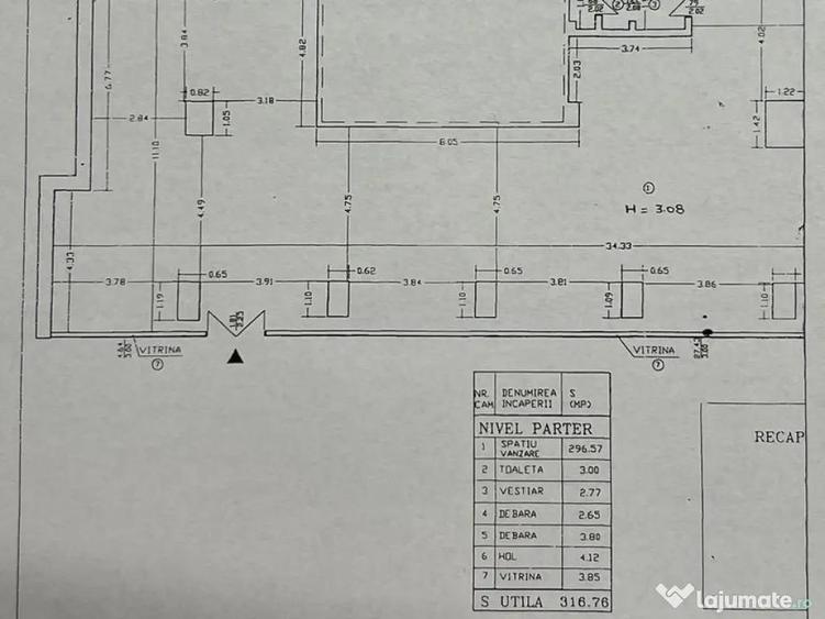 Zona Metrou 1 Mai Calea Grivi?ei 160 mp ideal market - 1