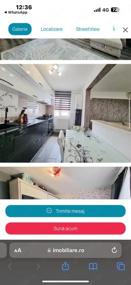 Apartament cu 2 camere decomandat în Cumpăna
