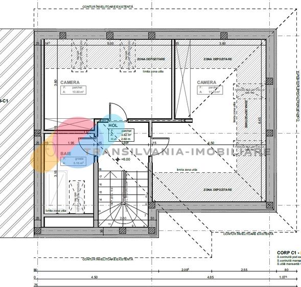 Duplex cu 5 camere cu Canalizare în Borhanci