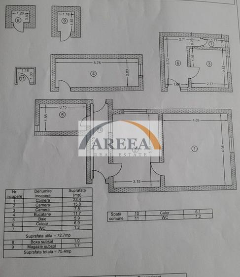 Ultracentral - zona Polona - 3 camere cu dependinte si GARAJ propriu - 28