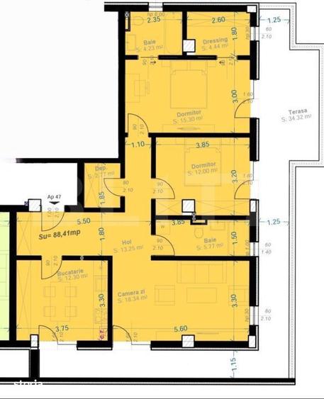 Penthouse Exclusivist | Terasa 34 mp | 3 Camere | Zona Aradului - 1