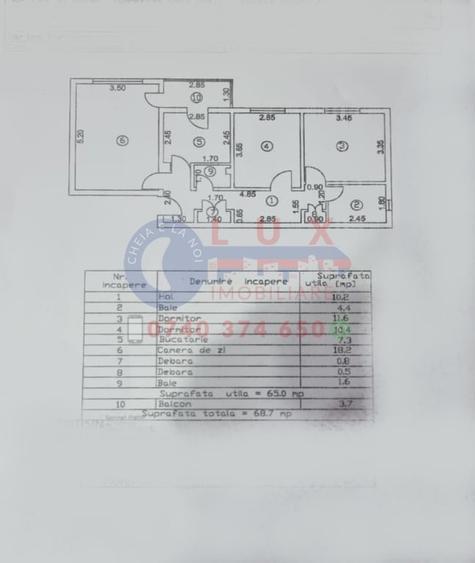 ID 3531 Apartament 3 camere LA CHEIE - Cartier E3 - 10