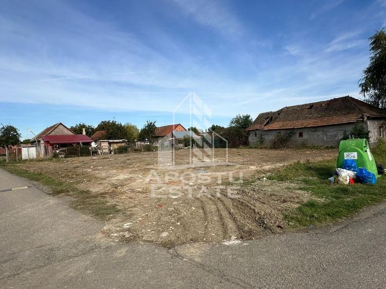 Teren intravilan, pozitionare excelenta, 2 fronturi stradale, Sacalaz! - 3