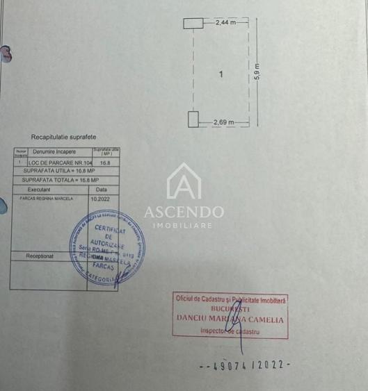 Vanzare apartament 2 camere nou- complex Metropolitan, Șoseaua Viilor - 17