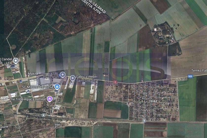 | OPORTUNITATE | DE VANZARE TEREN BRANESTI 41.317 mp DESCHIDERE 85 m - 1