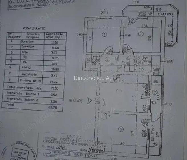 Apartament 3 camere ultracentral zona Zavoi.