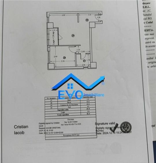 Se vinde, apartament 2 camere, bloc nou, intabulat, mobilat - 3