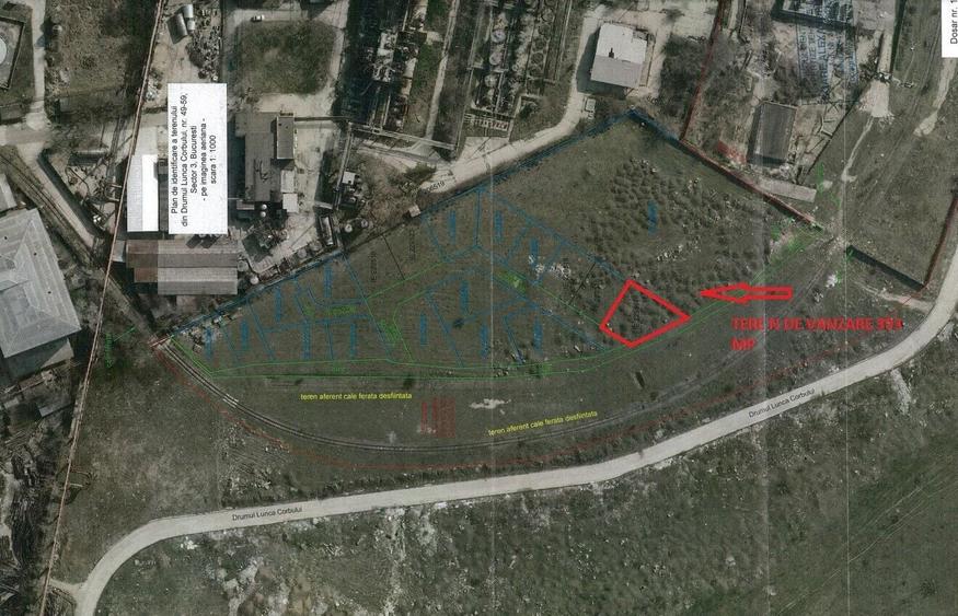 VANZARE TEREN THEODOR PALLADY - Drumul Lunca Corbului - 1