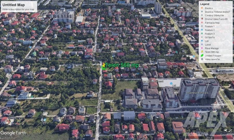 Teren imprejmuit 560 m | Toate Utilitatile | Drumul Taberei - Valea Furcii - 1