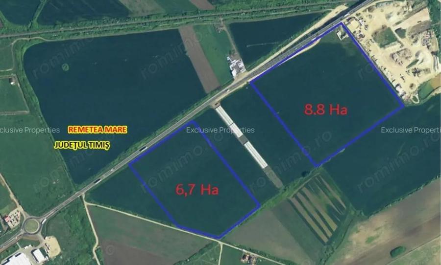 Terenuri de vanzare ie?irea din Remetea Mare spre Autostrada - 2