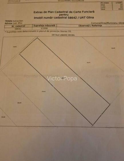 Teren 13300 mp aflat langa Postavari - Comision 0%