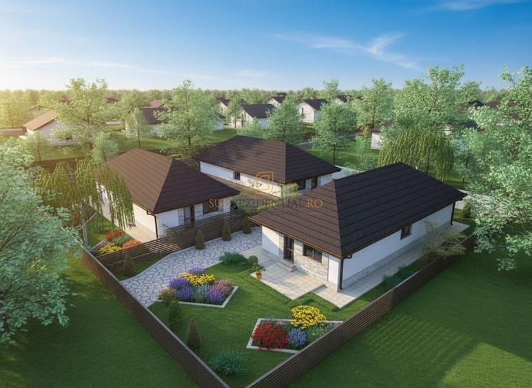 Casa indivuala, 4 camere, eficienta energetic, Comuna 1 Decembrie - 2