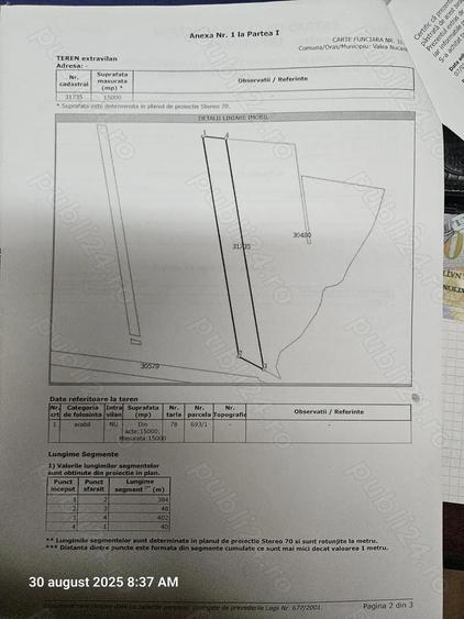 Teren 7,3 ha Aghighiol langa lac - 3