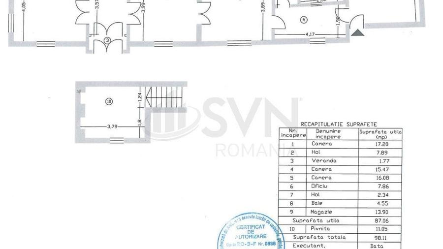 Casă cu 5 camere cu Teren 243 Mp în Cișmigiu