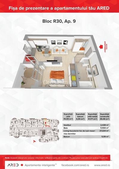 Apartament cu 1 camere semidecomandat în Decebal Apartament cu 1 camere semidecomandat în Decebal