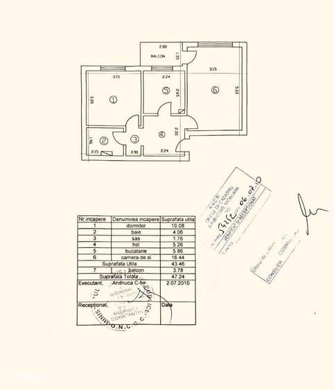 Apartament cu 2 camere decomandat în Tudor Vladimirescu