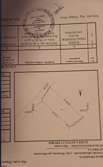 Teren Construcții intravilan de 523 mp, în Măneciu