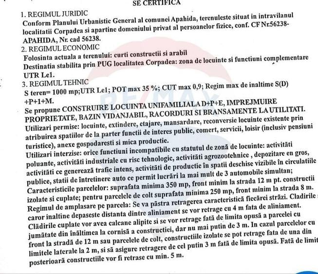 Teren de vanzare in Corpadea! 1000 MP - 5