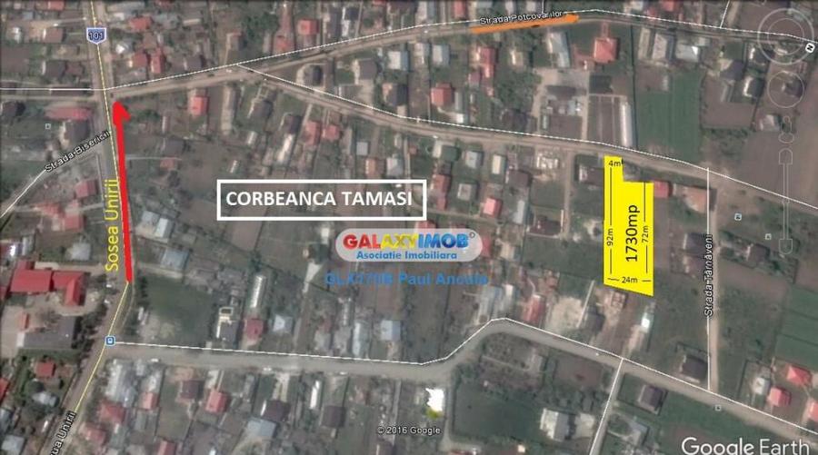 Teren Corbeanca Tamasi 1730 mp str Conacului utilitati - 6