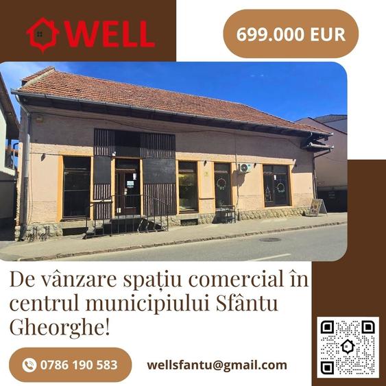 De vânzare spațiu comercial în centrul municipiului Sfântu Gheorghe! - 1