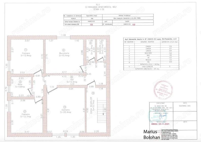Complex rezidential 4 apartamente cu 3 cam zona centrala investitie, locuit - 1