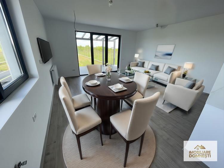 Domnesti 4 dormitoare/ toate utilitatile 400m curte P+1 - 1