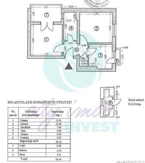2 camere Gara de Nord-Parcul Duca-Bloc anvelopat - 1
