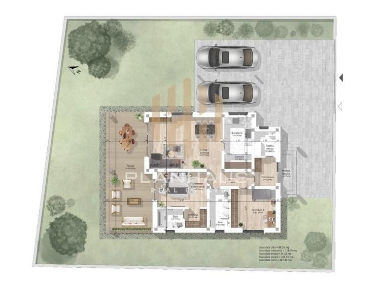 Case individuale Satu Nou de Sus , la rosu / semifinisate , 500 - 700 mp teren - 17