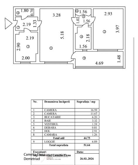 Apartament 2 camere,  Parc Drumul Taberei, Teava separata centrala, Langa Metrou - 1