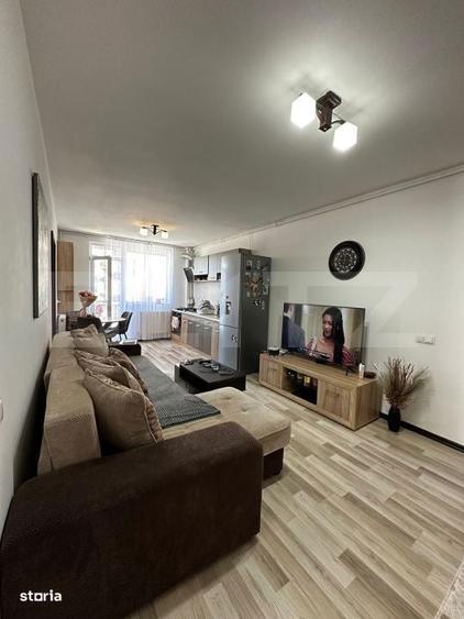 Apartament mobilat si utilat, etaj 1 parcare, boxa la subsol, zona - 2