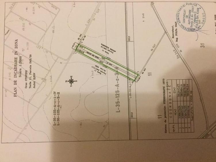 TEREN INTRAVILAN ,INVESTITIE,OTOPENI , PUZ APROBAT, 17000 MP,C.BRANCOVEANU - 7