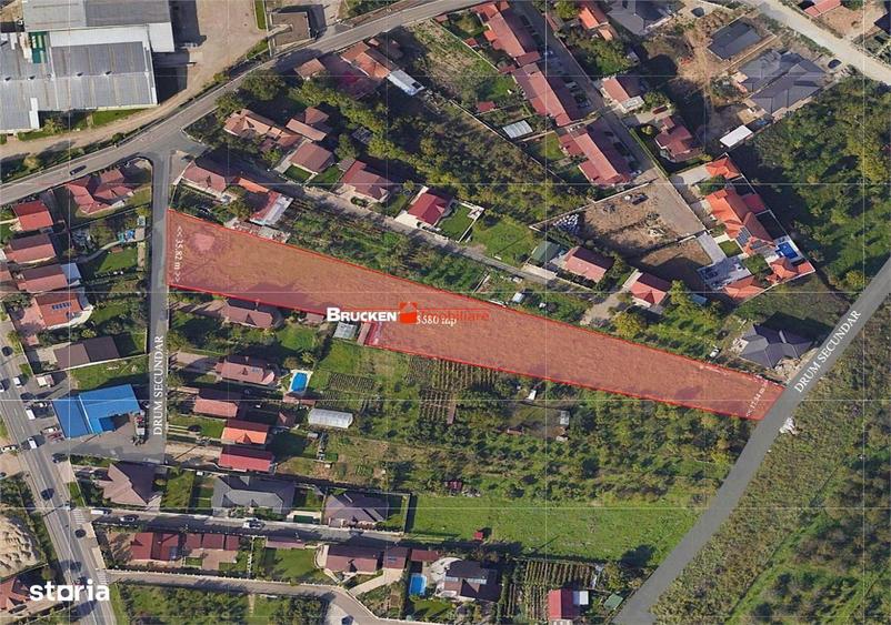 Teren intravilan pentru dezvoltare rezidentiala | 5.680 mp | front dub - 2