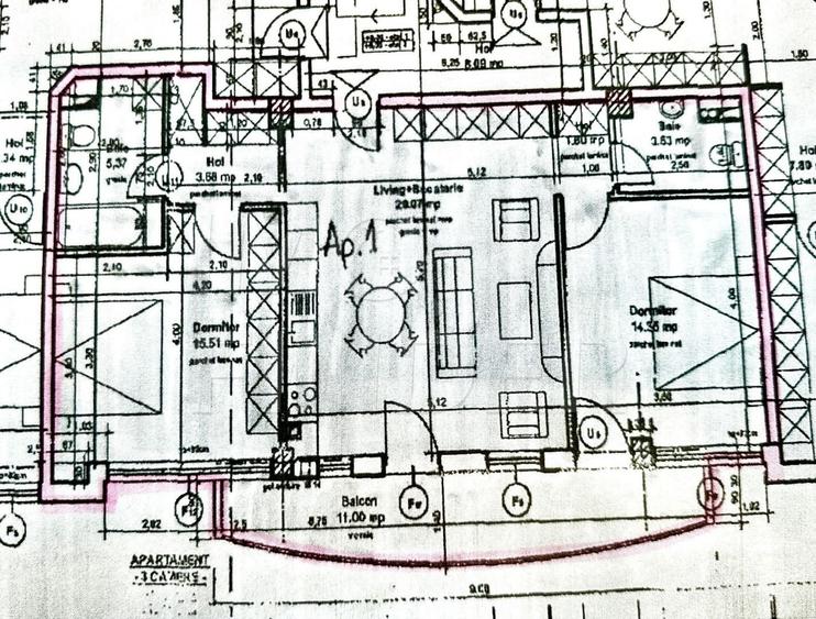 Apartament spațios cu 3 camere,  central, lumină naturală, parcare subterana - 11