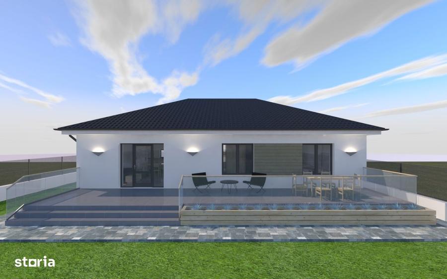 Casa noua cu 3 camere, curte spatioasa, gata de mutat - 2