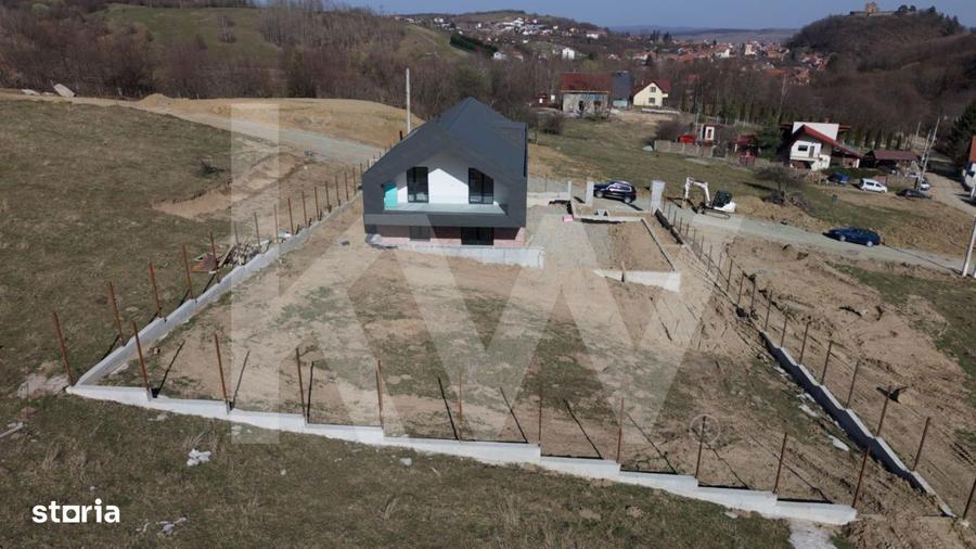 Casa moderna cu panorama Fagaras si Cisnadioara, curte mare, premium l - 2