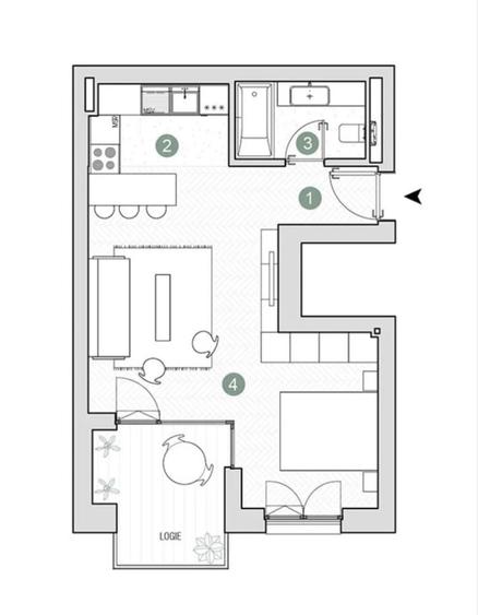 Apartament cu 2 camere în Pipera