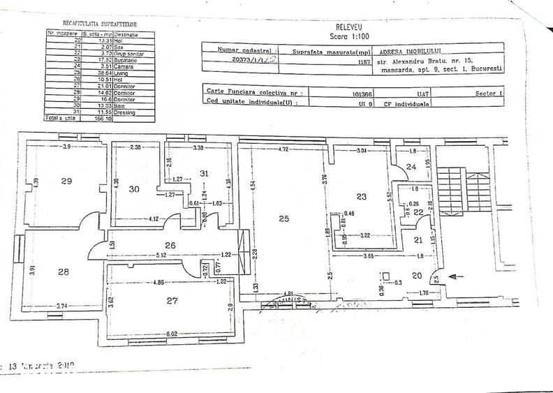 Apartament cu 4 camere în Sisești