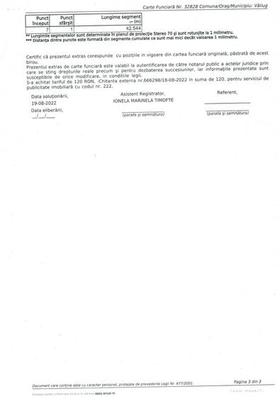 Teren de 901 mp, în Văliug