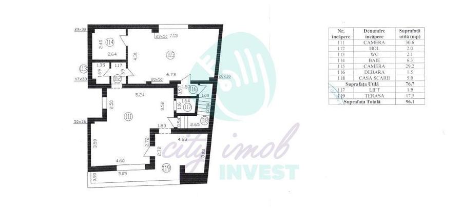 Penthouse Polonă – 2 camere | Terasă privată 100 mp | Imobil boutique - 4