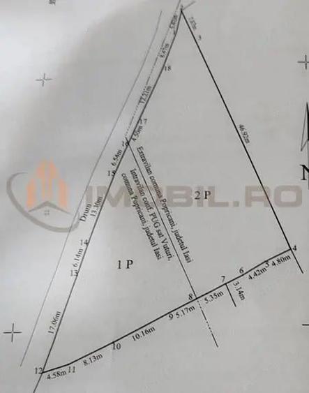 Teren de vanzare V #226;n #259;tori-Vulturi - 1