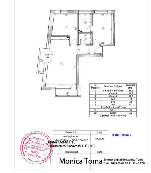 Apartament 3 camere Bloc Boutique 2025 Mobilat Si Utilat Comision 0% - 20