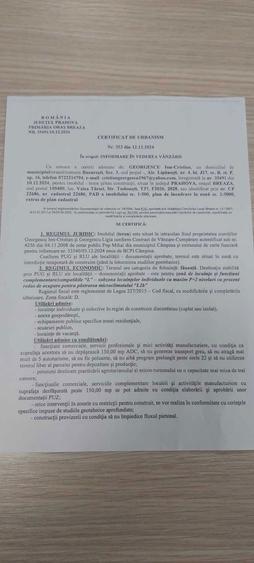 Particular vand teren intravilan construibil 1360 mp. in Breaza Valea Tarsei 14euro/mp. - 1