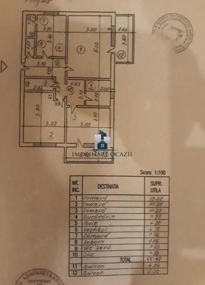 Apartament 3 camere Decomandat Drm. Gazarului - 1