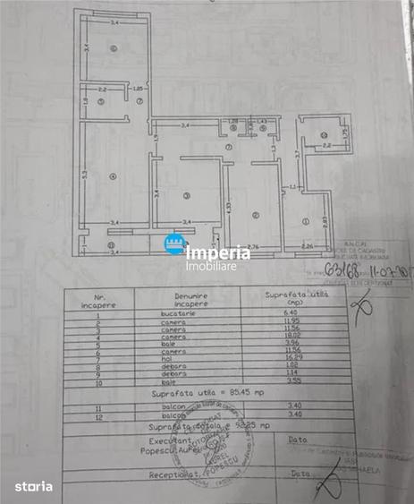 Apartament 4 camere, 92 mp, in zona Dacia, Iasi - 1