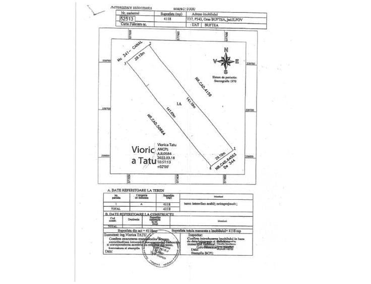 Teren Intravilan Buftea langa Autostrada A0 - ideal hale industriale - 4